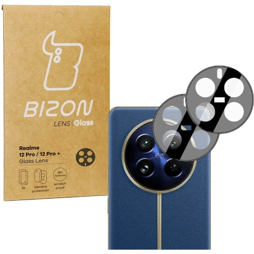 Szkło na aparat Bizon Glass Lens do Realme 12 Pro/Realme 12 Pro+ [2 PACK]