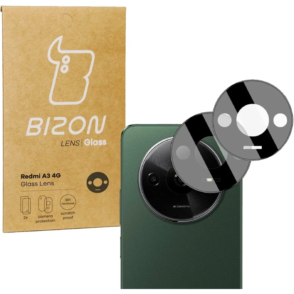 Hurtownia GSM - Bizon Glaslinse Xiaomi Redmi A3 4G [2 PACK] - BIZ4841 - {ean13} - Hurt