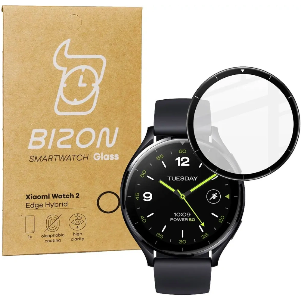 Hurtownia GSM - Bizon Glass Watch Edge Hybrid Xiaomi Watch 2 fekete - BIZ4842 - {ean13} - Hurt