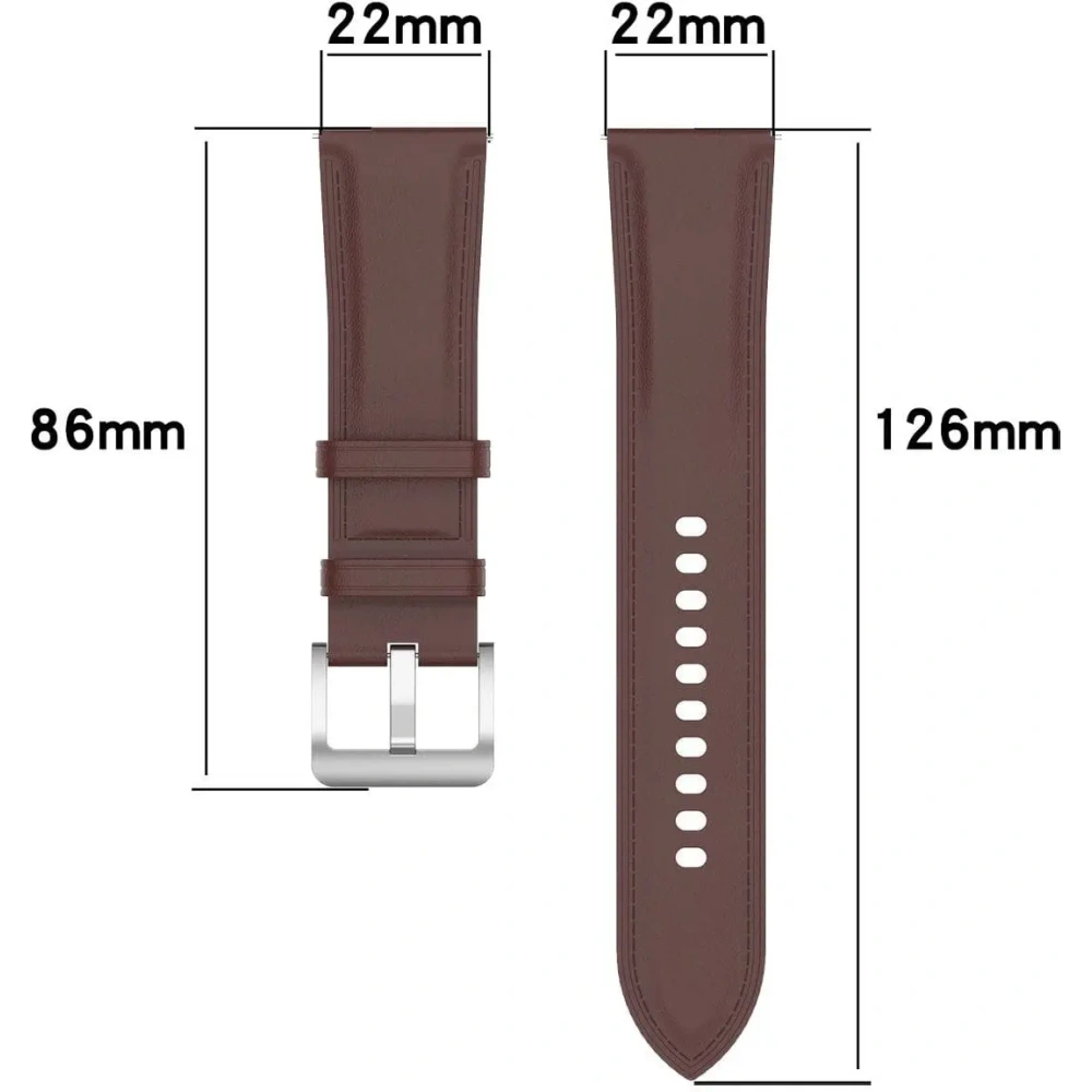 Hurtownia GSM - Bizon Szíjas Óra Hétköznapi 22 mm sötétbarna - BIZ4845 - {ean13} - Hurt