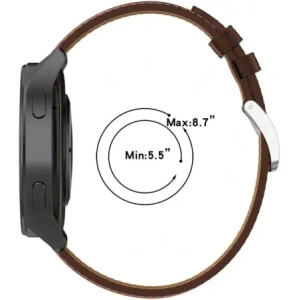 Hurtownia GSM - Ceas cu brățară Bizon, casual, 22 mm, maro închis - BIZ4845 - {ean13} - Hurt