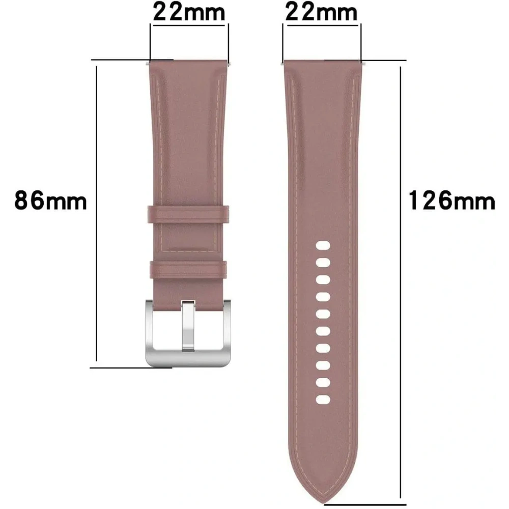 Hurtownia GSM - Bizon Szíj Óra Kényelmes 22 mm púder rózsaszín - BIZ4846 - {ean13} - Hurt