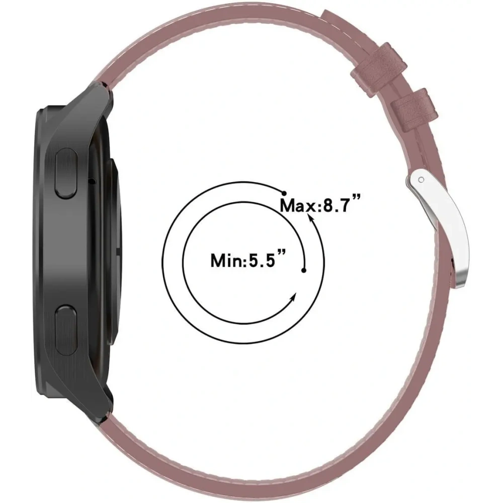 Hurtownia GSM - Pásky Bizon Strap Hodinky Casual 22 mm pro smartwatch pudrově růžová - BIZ4846 - {ean13} - Hurt