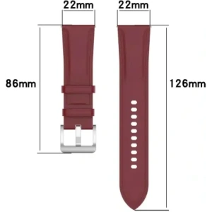 Wholesale Bizon Strap Watch Casual 22 mm maroon - BIZ4848 - {ean13} - Hurt