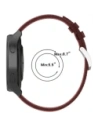 Hurtownia GSM - Pasek Bizon Strap Watch Casual 22 mm do smartwatcha bordowy - BIZ4848 - {ean13} - Hurt