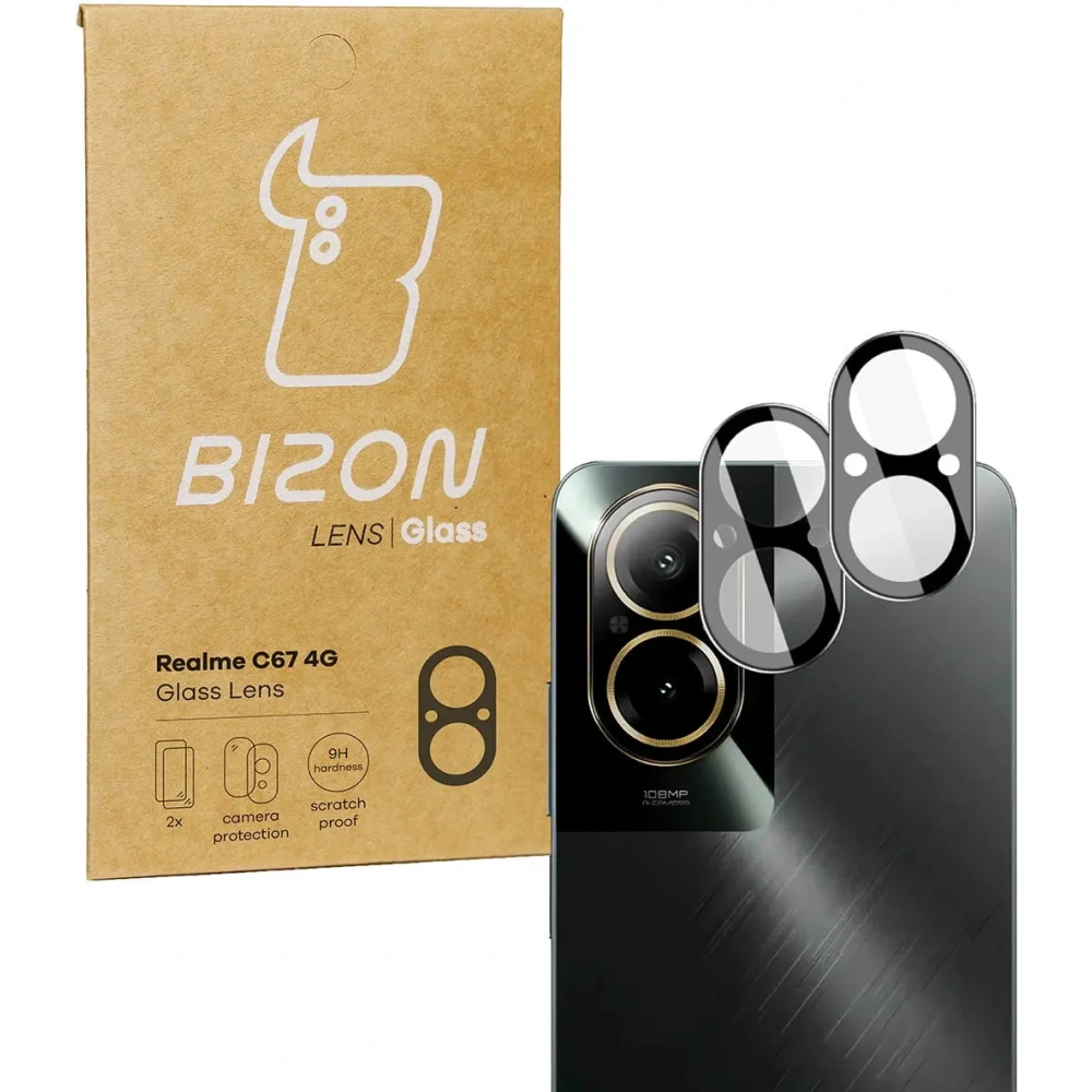 Wholesale Bizon Glass Lens Realme C67 4G [2 PACK] - BIZ5420 - {ean13} - Hurt