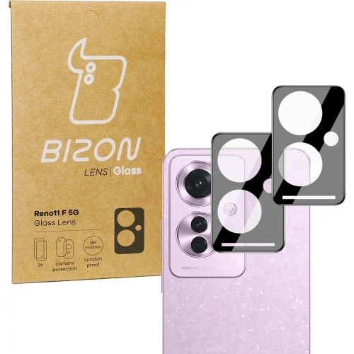 Szkło na aparat Bizon Glass Lens do Oppo Reno11 F 5G [2 PACK]
