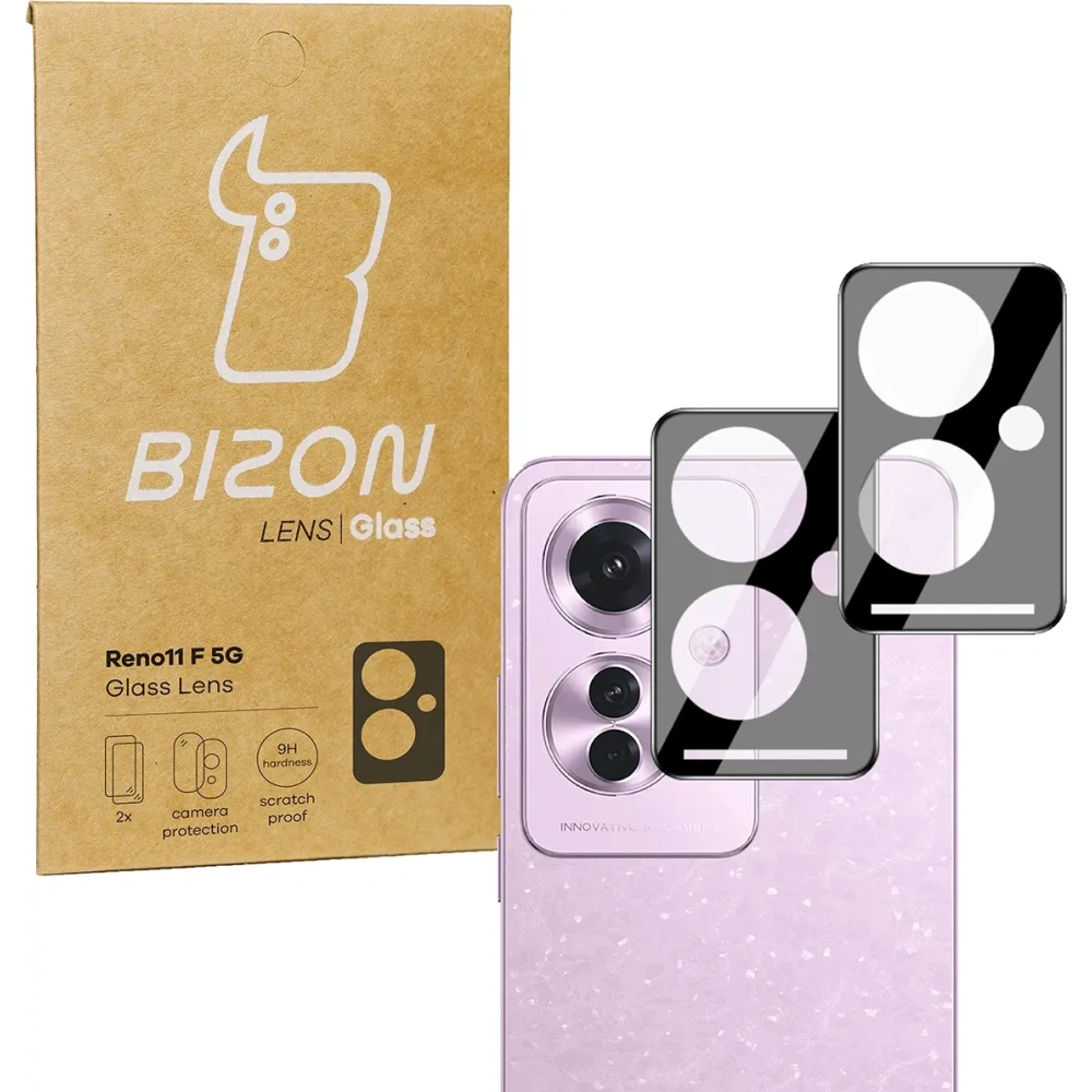 Hurtownia GSM - Bizon Glaslinse Oppo Reno11 F 5G [2 PACK] - BIZ5421 - {ean13} - Hurt