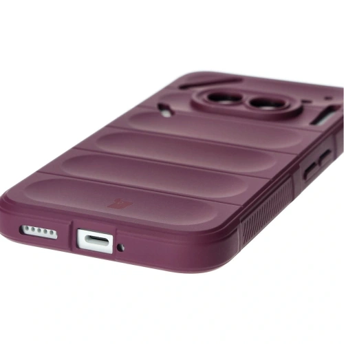 Pancerne etui Bizon Case Tur do Nothing Phone (2a) / (2a) Plus ciemnofioletowe