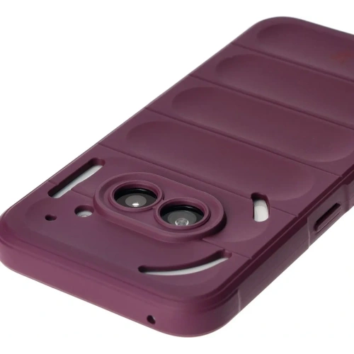 Pancerne etui Bizon Case Tur do Nothing Phone (2a) / (2a) Plus ciemnofioletowe