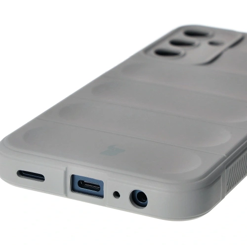 Pancerne etui Bizon Case Tur do Samsung Galaxy M15 5G jasnoszare