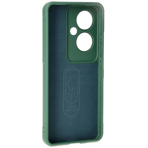 Pancerne etui Bizon Case Tur do Oppo Reno11 F 5G ciemnozielone