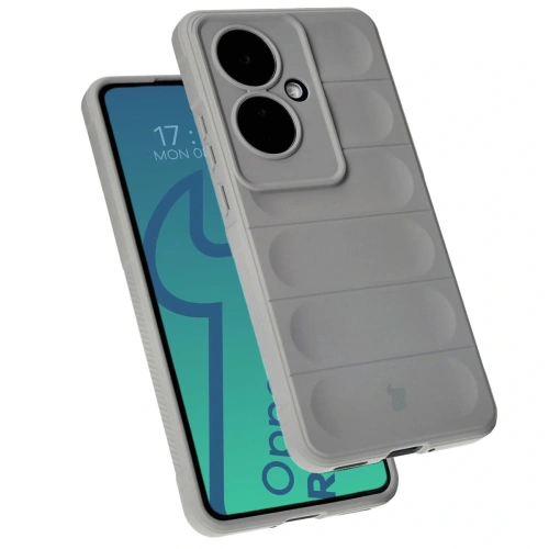 Pancerne etui Bizon Case Tur do Oppo Reno11 F 5G jasnoszare
