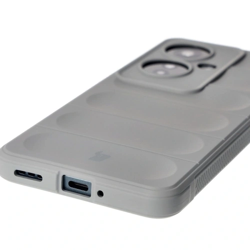 Pancerne etui Bizon Case Tur do Oppo Reno11 F 5G jasnoszare
