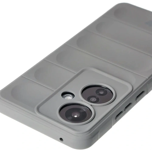 Pancerne etui Bizon Case Tur do Oppo Reno11 F 5G jasnoszare