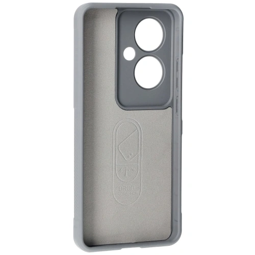 Pancerne etui Bizon Case Tur do Oppo Reno11 F 5G jasnoszare