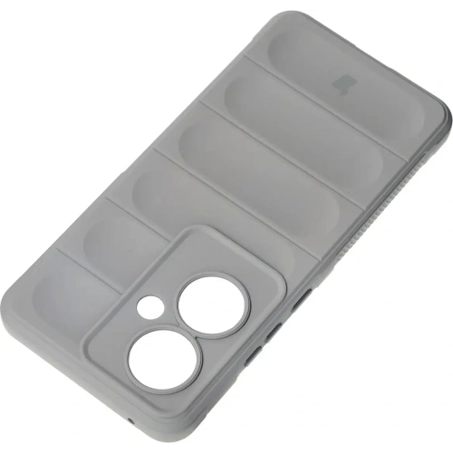 Pancerne etui Bizon Case Tur do Oppo Reno11 F 5G jasnoszare