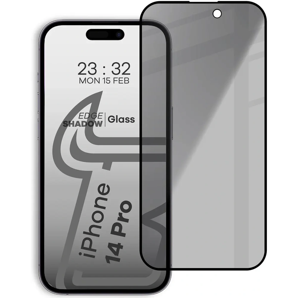 Hurtownia GSM - Bizon Glass Edge Shadow Apple iPhone 14 Pro nuanțat cu un cadru negru - BIZ5442 - {ean13} - Hurt