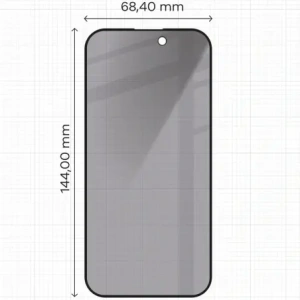 Hurtownia GSM - Bizon Glass Edge Shadow Apple iPhone 14 Pro nuanțat cu un cadru negru - BIZ5442 - {ean13} - Hurt