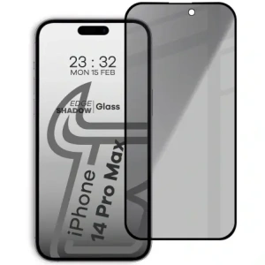Hurtownia GSM - Bizon Glass Edge Shadow Apple iPhone 14 Pro Max getönt mit einem schwarzen Rahmen - BIZ5443 - {ean13} - Hurt