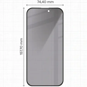 Hurtownia GSM - Bizon Glass Edge Shadow Apple iPhone 14 Pro Max getönt mit einem schwarzen Rahmen - BIZ5443 - {ean13} - Hurt