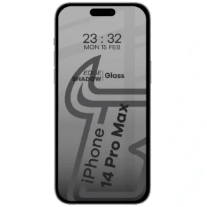 Wholesale Bizon Glass Edge Shadow Apple iPhone 14 Pro Max tinted with a black frame - BIZ5443 - {ean13} - Hurt