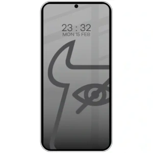Hurtownia GSM - Bizon Glass Edge Shadow Samsung Galaxy S25/S24 nuanțat cu un cadru negru - BIZ5445 - {ean13} - Hurt