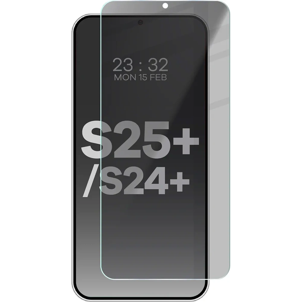Hurtownia GSM - Prywatyzující tvrzené sklo Bizon Glass Clear Shadow do Samsung Galaxy S25 Plus / S24 Plus ztmavené - BIZ5446 - {ean13} - Hurt