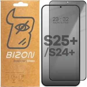 Wholesale Bizon Glass Edge Shadow Samsung Galaxy S25 Plus / S24 Plus tinted with a black frame - BIZ5447 - {ean13} - Hurt