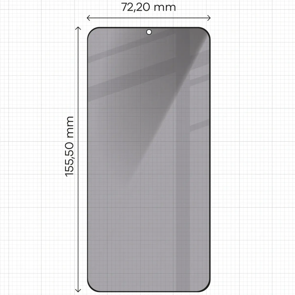 Hurtownia GSM - Prywatyzujące szkło hartowane Bizon Glass Edge Shadow do Samsung Galaxy S25 Plus / S24 Plus przyciemniane z czarną ramką - BIZ5447 - {ean13} - Hurt