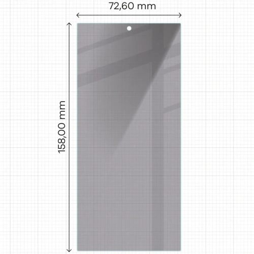 Prywatyzujące szkło hartowane Bizon Glass Clear Shadow do Samsung Galaxy S24 Ultra przyciemniane
