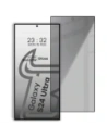 Pryvatizující tvrzené sklo Bizon Glass Edge Shadow pro Samsung Galaxy S24 Ultra z černým rámečkem
