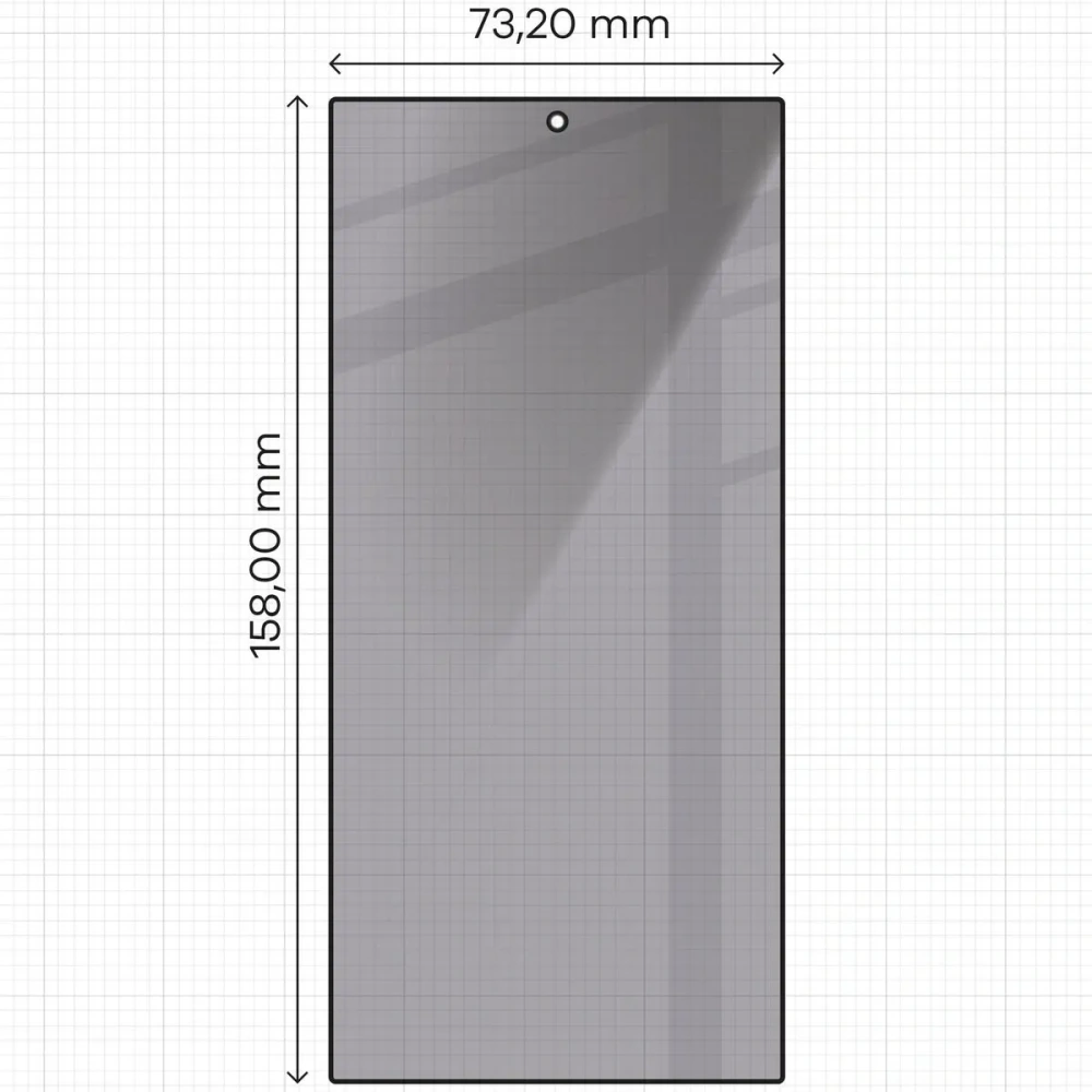 Hurtownia GSM - Bizon Glass Edge Shadow Samsung Galaxy S24 Ultra nuanțat cu un cadru negru - BIZ4878 - {ean13} - Hurt