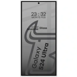 Hurtownia GSM - Bizon Glass Edge Shadow Samsung Galaxy S24 Ultra getönt mit einem schwarzen Rahmen - BIZ4878 - {ean13} - Hurt