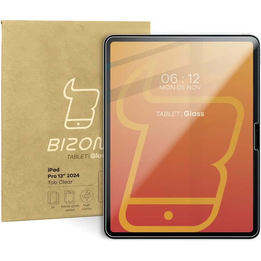 Hurtownia GSM - Bizon Glass Tab Clear Apple iPad Pro 13" 7 gen. 2024 [2 PACHETE] - BIZ4881 - {ean13} - Hurt