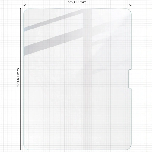 Szkło hartowane Bizon Glass Tab Clear do iPad Pro 13" 7 gen. 2024 [2 PACK]