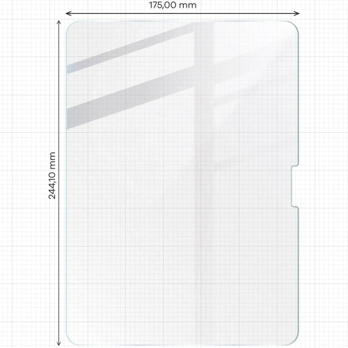 Szkło hartowane Bizon Glass Tab Clear do iPad Air 11" 6 gen. 2024 [2 PACK]