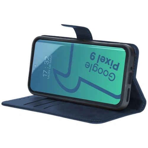 Etui z klapką Bizon Case Pocket do Google Pixel 9 / 9 Pro granatowe
