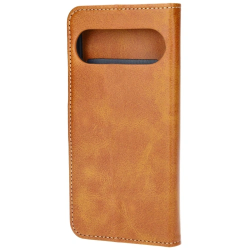 Etui z klapką Bizon Case Pocket do Google Pixel 9 / 9 Pro brązowe