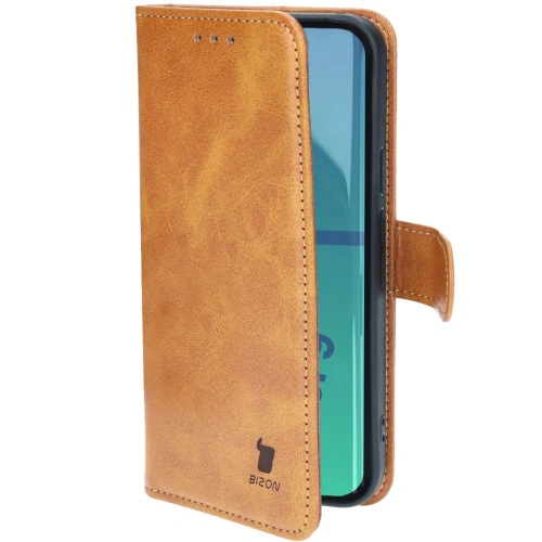 Etui z klapką Bizon Case Pocket do Google Pixel 9 / 9 Pro brązowe