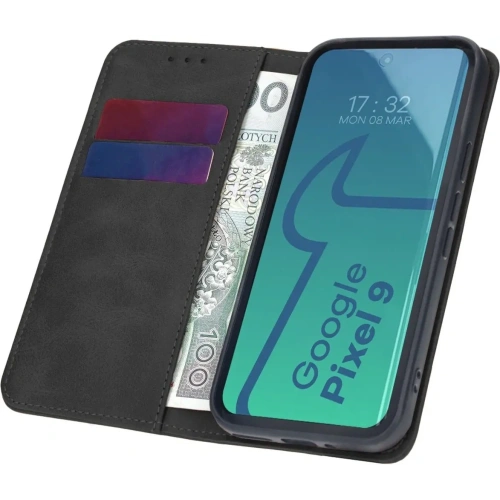 Etui z klapką Bizon Case Pocket Pro do Google Pixel 9 / 9 Pro czarne