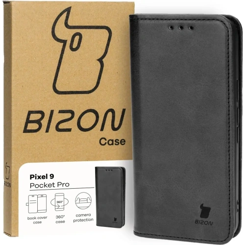 Etui z klapką Bizon Case Pocket Pro do Google Pixel 9 / 9 Pro czarne