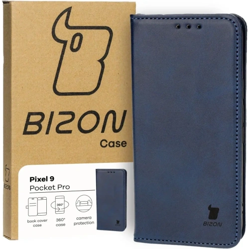 Etui z klapką Bizon Case Pocket Pro do Google Pixel 9 / 9 Pro granatowe