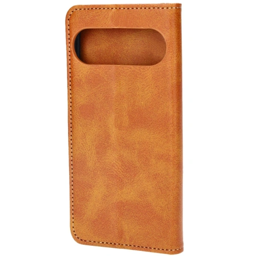 Etui z klapką Bizon Case Pocket Pro do Google Pixel 9 / 9 Pro brązowe