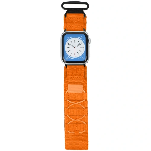 Sportowy pasek do zegarka Bizon Strap Watch Adventure do Apple Watch 44/45/46/49 mm pomarańczowy