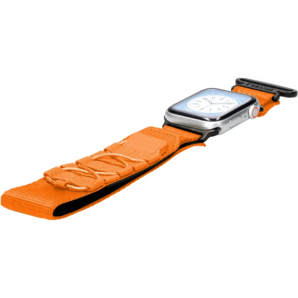 Hurtownia GSM - Sportowy pasek do zegarka Bizon Strap Watch Adventure do Apple Watch 44/45/46/49 mm pomarańczowy - BIZ5461 - {ean13} - Hurt