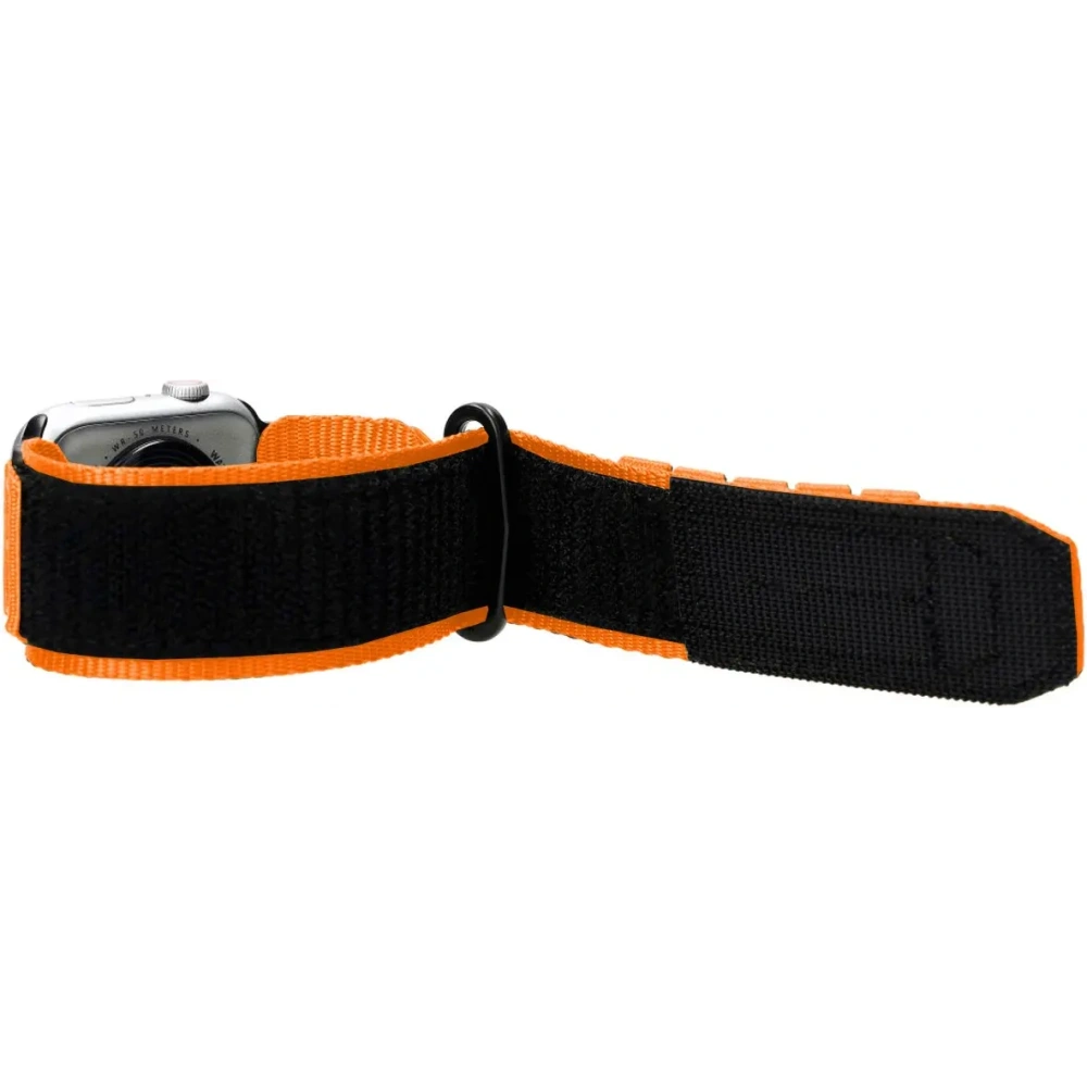 Hurtownia GSM - Sportowy pasek do zegarka Bizon Strap Watch Adventure do Apple Watch 44/45/46/49 mm pomarańczowy - BIZ5461 - {ean13} - Hurt