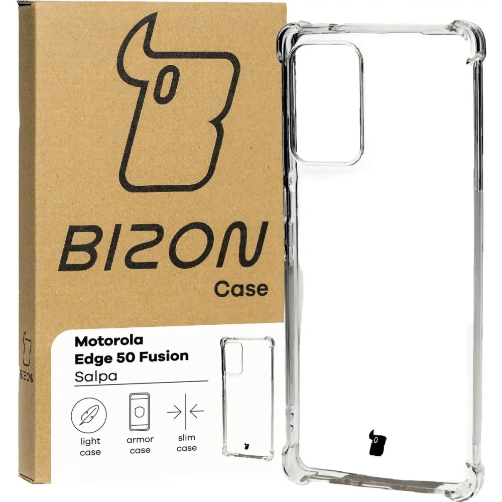Wholesale Bizon Case Salpa Motorola Edge 50 Fusion clear - BIZ5466 - {ean13} - Hurt