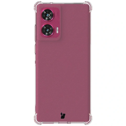 Elastyczne etui Bizon Case Salpa do Motorola Edge 50 Fusion przezroczyste