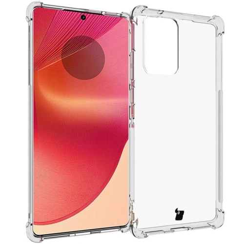 Elastyczne etui Bizon Case Salpa do Motorola Edge 50 Fusion przezroczyste